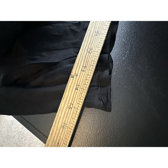 Maria Cornejo Size 10 Women Pull On Tapered Leg Pants Black 25” Inseam 19-23 - Picture 8 of 11